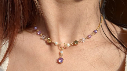 Lavender Sunset Necklace 🌆