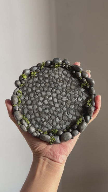 Cobblestone Trinket Dish 🪨🍃 SINGLE ITEM