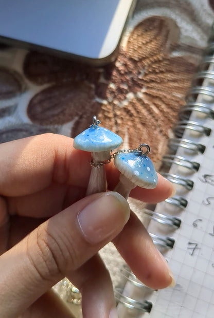 Blue Mushroom Pendant 🩵