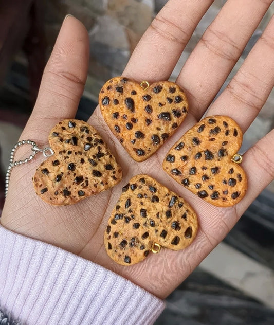 Cookie Heart Pendant 🍪